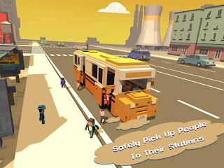 Coach Bus Craft City Driving - Screenshot 3