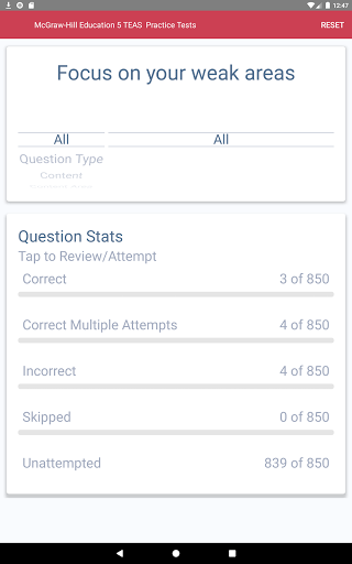 Screenshot of 5 TEAS Nursing School Entrance