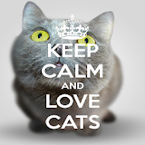 Keep Calm Love Cats Wallpapers icon