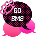 GO SMS - Pink Knuckles icon