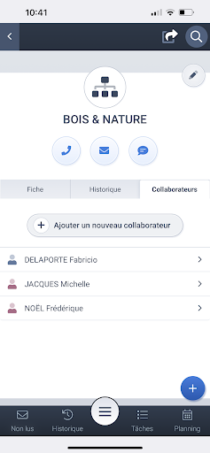 Buzzee CRM Screen 2