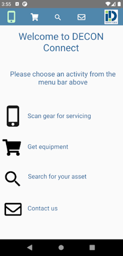 DECON Connect Screen 2