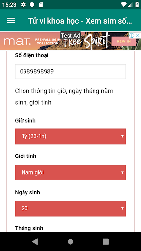Xem sim số đẹp Screen 3