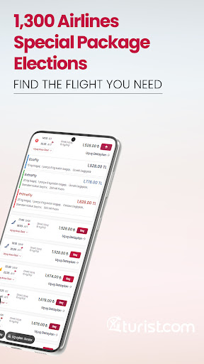 Turist: Cheap Flights Screen 3