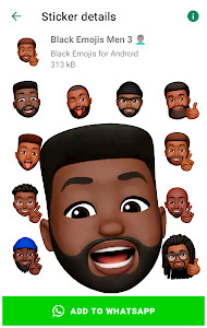 Black emojis for Android Unknown