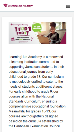 Android application LearningHub Academy screenshort