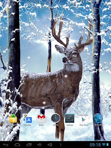 Winter Forest Live Wallpaper Screen 3