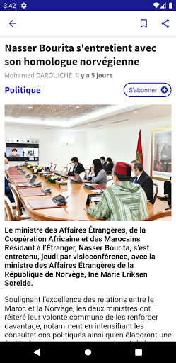 Hespress Français Screen 2