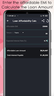 EMI Calculator - Loan Planner/ Screenshot