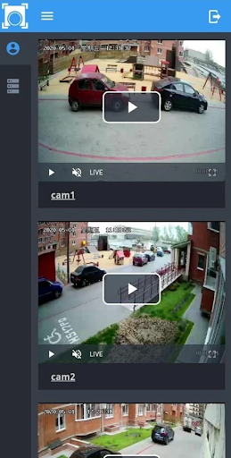 Android application Первая Видеонаблюдение screenshort