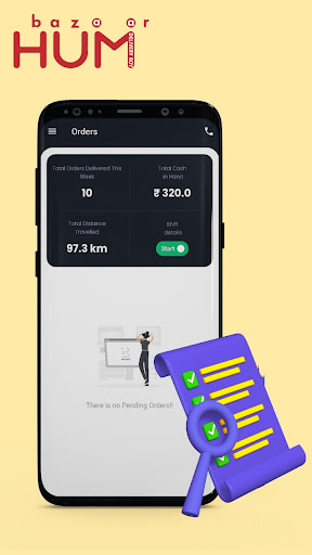 Android application HUM Bazaar Delivery Boy screenshort