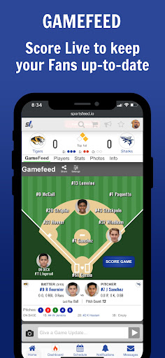 Android application SportsFeed screenshort