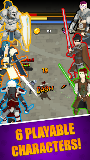 Android application Lazy Knight: Endless Tower Run screenshort