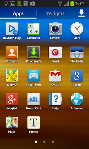 Android application Burweed FlipFont screenshort