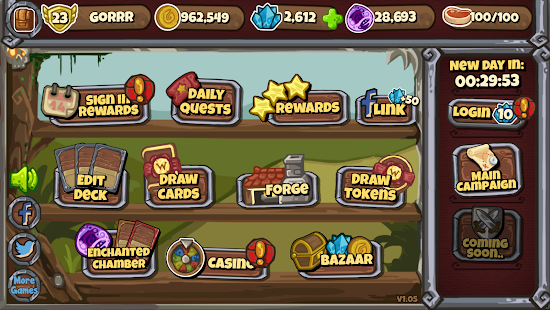 Deck Warlords - TCG card game Screenshot