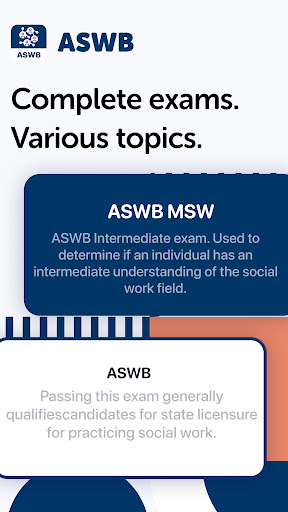 Android application ASWB BSW Social Work Exam Prep screenshort