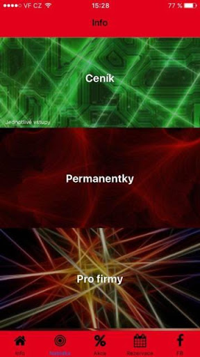 Laser Game CZ Screen 2