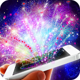 Real fireworks camera icon