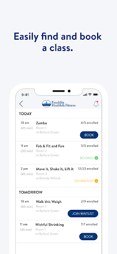 Screenshot of Franklin Health and Fitness