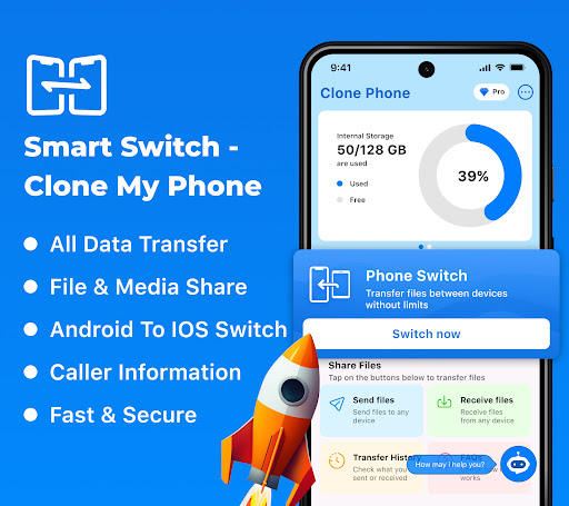 Smart Switch Phone Clone Screenshot 1 - AppWisp.com
