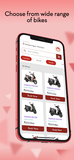 SG Riders Bike Rental Service Screen 2