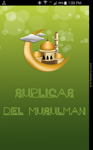 Android application Suplicas del Musulman screenshort