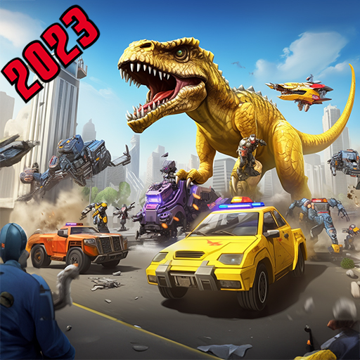 Robot Transform Dinosaur Games logo