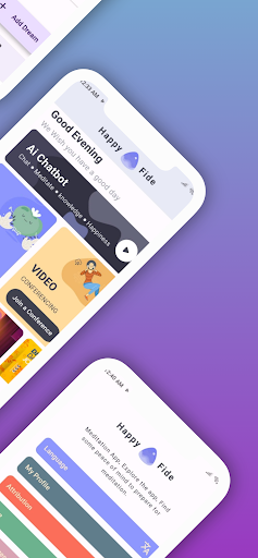 Happyfide: Chat,Learn,Meditate Screen 2