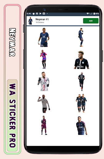 Neymar - WA Sticker Pro Screen 2