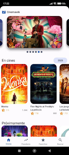 Android application Cinemawik screenshort