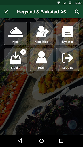 Android application Hegstad&Blakstad screenshort