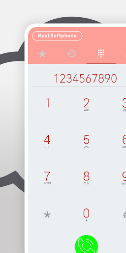 Android application Real Softphone screenshort