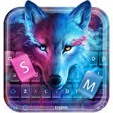 Night wolf keyboard icon