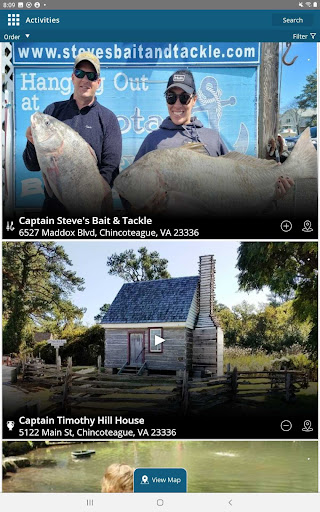 Screenshot of Chincoteague Island VA