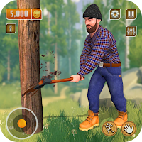 Lumberjack Wood Cutting Games
