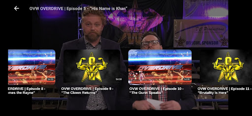 Screenshot of OVW WRESTLING