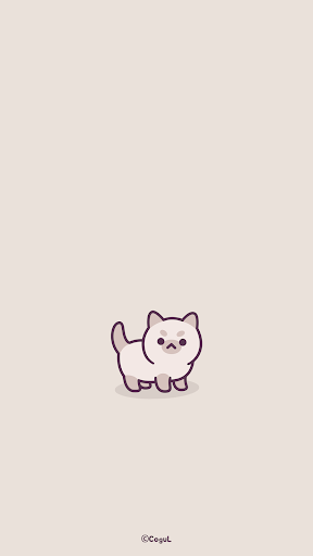 Android application 카카오톡 테마 - 회색 샴 고양이 (카톡테마) screenshort