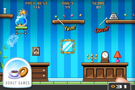 Android application Fishbowl Racer screenshort