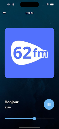 62FM radio Screen 2