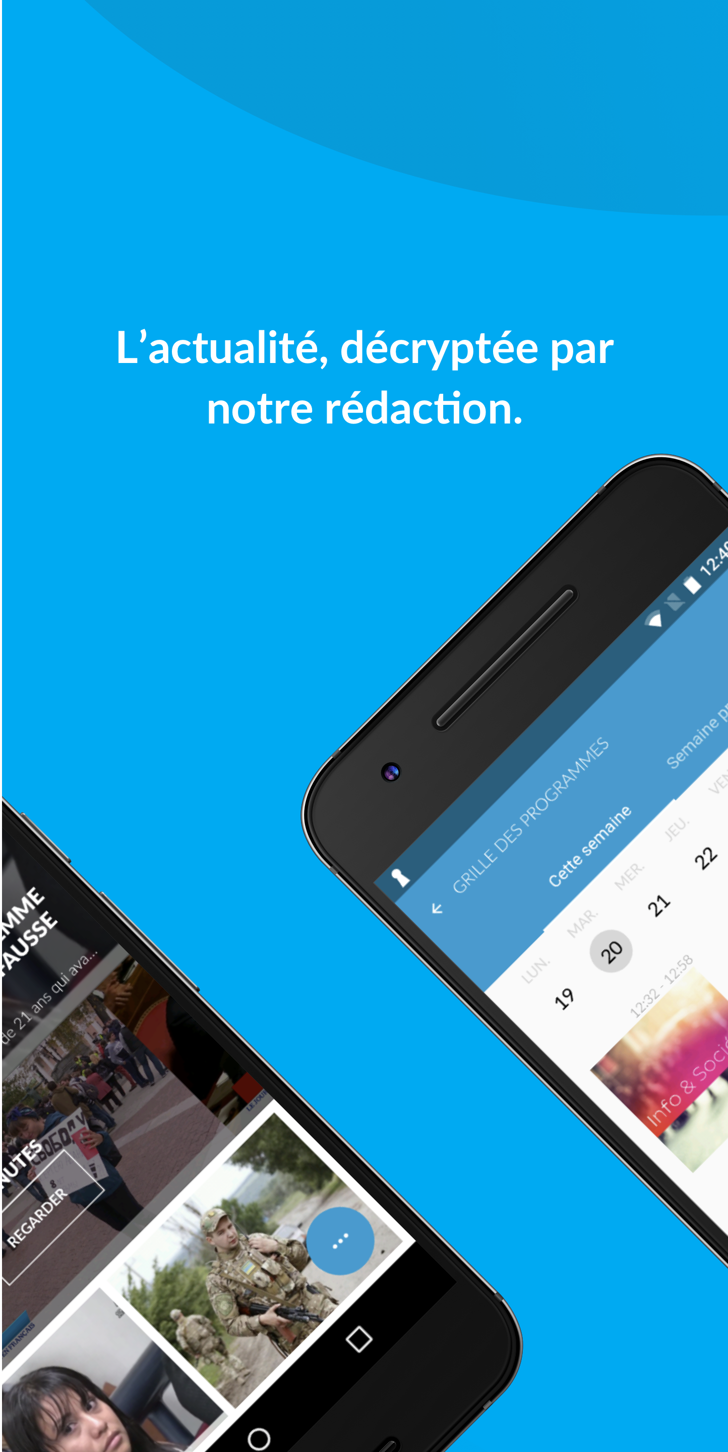 Android application TV5MONDE screenshort