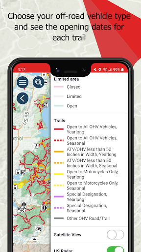 TrakMaps OHV Screen 3