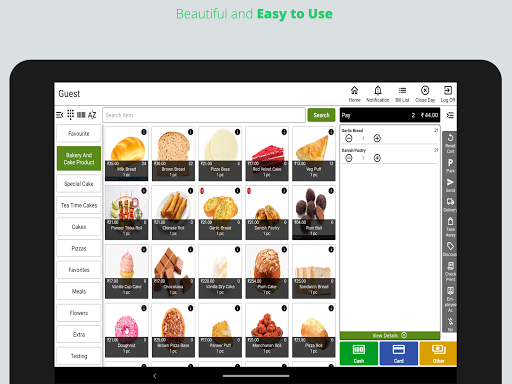 Rise POS Point of Sale Billing Screen 2