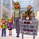 Supermarket Shopping Mall Girl- Virtual Mother 3D icon