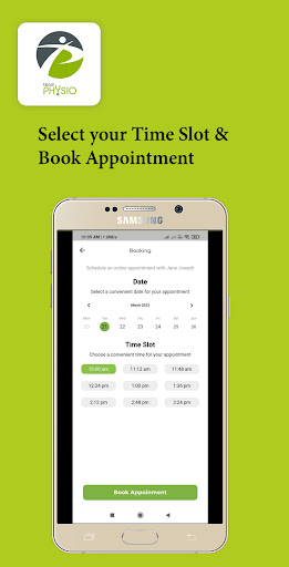 Team Physio : Doctor Booking Screen 2