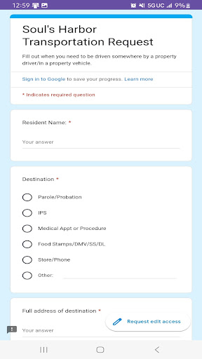 Android application Souls Harbor (Client App) screenshort