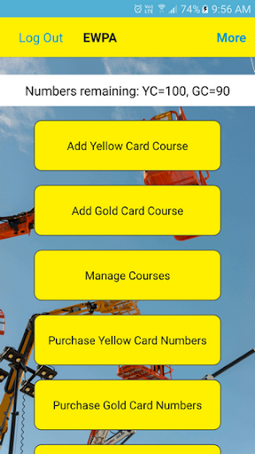 Android application EWPA Mobile screenshort