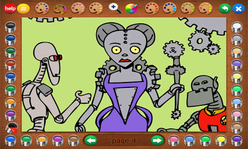 Coloring Book-Gears vs Goblins Screen 2