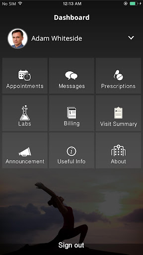 Android application SCCIM PHR screenshort