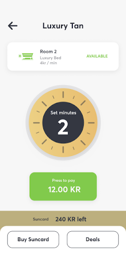 Comfort Tan Pay Screen 2