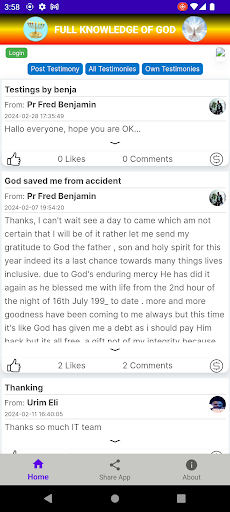 FOCUS of God App Screen 2